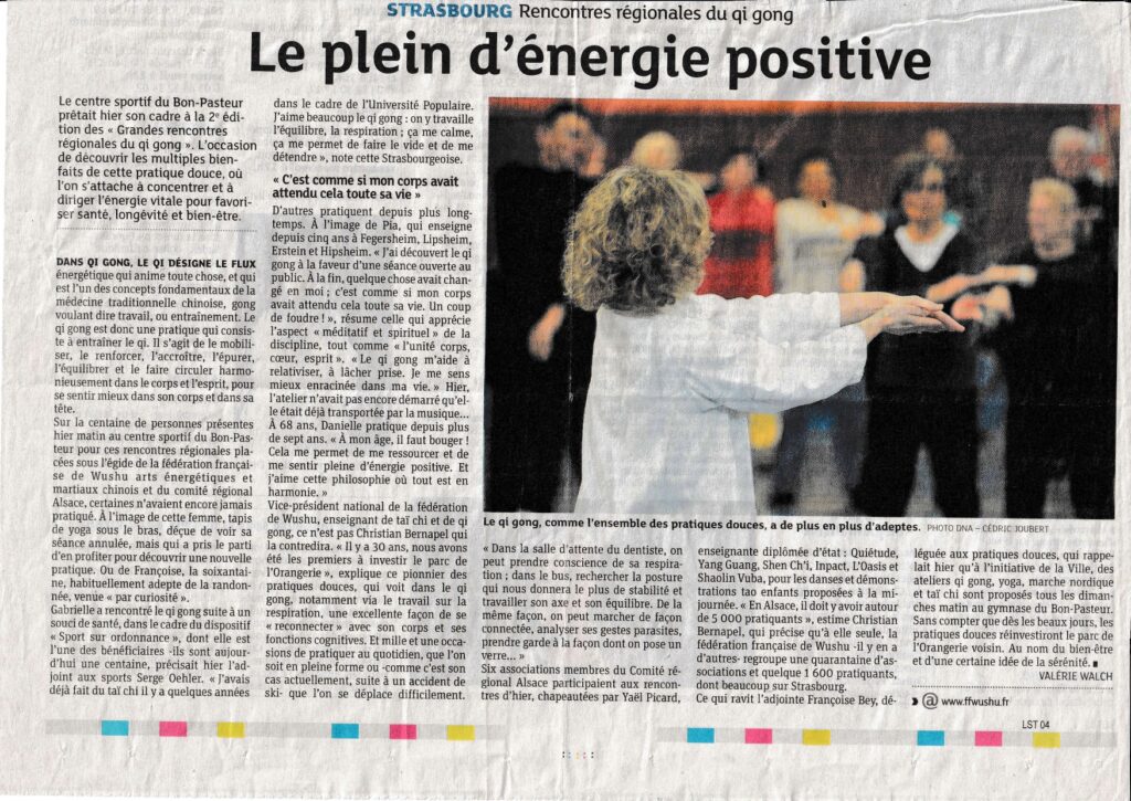 Qi Gong le plein d'énergie positive